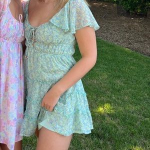 Floral mini dress